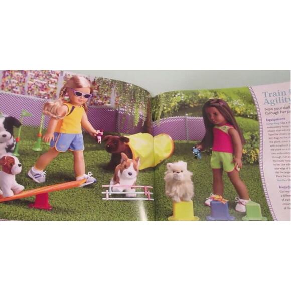 NEW American Girl DOLL PET BOOK 24pc CRAFT & ACTIVITY Set Care & Play Dog Cats - Picture 12 of 12
